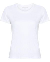 Majestic Filatures - Slub Linen-blend T-shirt - Lyst
