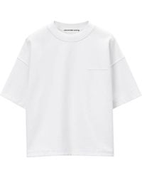 Alexander Wang - Logo-Embossed Cotton T-Shirt - Lyst