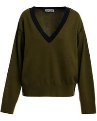Essentiel Antwerp - Dropped-Shoulder V-Neck T-Shirt - Lyst