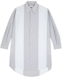 MM6 by Maison Margiela - Striped Shirt Dress - Lyst