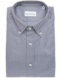 Robert Friedman - Striped Button-Down Collar Shirt - Lyst