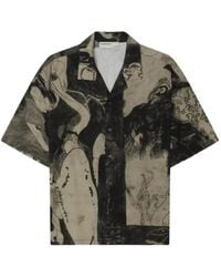 DOMREBEL - Graphic-Print Short-Sleeve Shirt - Lyst