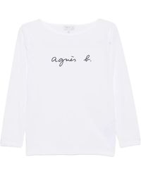 agnès b. - New-Logo T-Shirt - Lyst