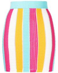 Solid & Striped - Jupe En Maille À Design Colour Block - Lyst