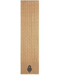 Ralph Lauren - Schal Mit Zopfmuster - Lyst