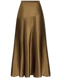 Adam Lippes - Thea Silk Maxi Skirt - Lyst