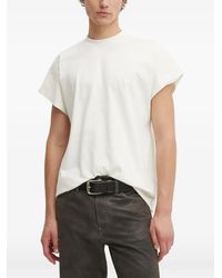 Won Hundred - Ribbed-Trim Cap-Sleeve T-Shirt - Lyst