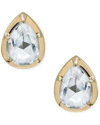 Anzie - Mélia Pear Stud Earrings - Lyst