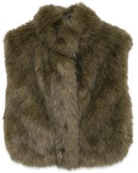 Patrizia Pepe - Faux-Fur Vest - Lyst