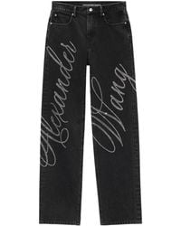 Alexander Wang - Jeans Verfraaid Met Logo - Lyst