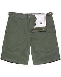 Orlebar Brown - Buckle-strap Linen Tailored Shorts - Lyst