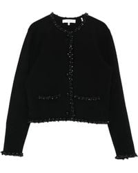 FRAME - Beaded-Trim Jacket - Lyst