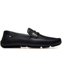 Bally - Palsy Grained-Leather Loafers - Lyst