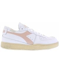 Diadora - Mi Basket Low Lace-Up Sneakers - Lyst