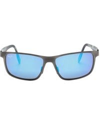 Maui Jim - Anemone Rectangle-Frame Sunglasses - Lyst