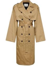 Gestuz - Mia Double-Breasted Belted Trench Coat - Lyst