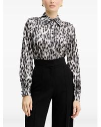 Silvian Heach - Animal-Print Buttoned Shirt - Lyst