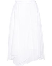 Peserico - Bead-detail Asymmetric Skirt - Lyst