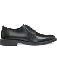 HUGO - レザー ダービーシューズ - Lyst
