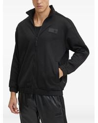 EA7 - Sudadera A Rayas Con Cremallera - Lyst