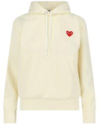 COMME DES GARÇONS PLAY - Heart-Patch Hoodie - Lyst