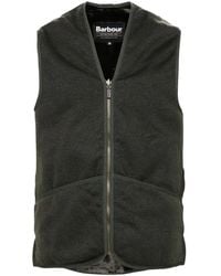 Barbour - Warm Pile Waistcoat Zip - Lyst