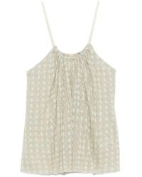 forte_forte - Diamond-Pattern Top - Lyst