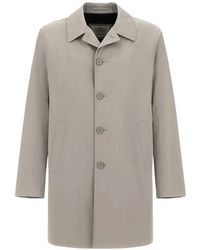 Herno - Welt-Pockets Button Coat - Lyst