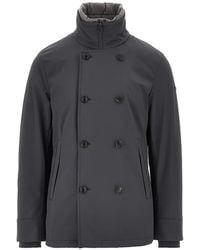 DUNO - Edmund Double-Breasted High-Neck Coat - Lyst