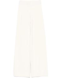 Max Mara - Pantalones palazzo con cinturilla elástica - Lyst