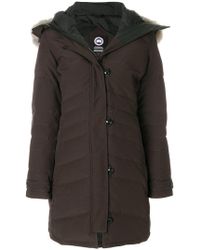 Canada Goose Coyote Fur Hooded Coat - Brown