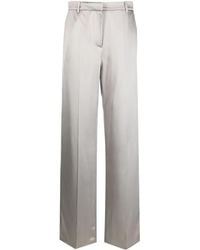 Magda Butrym - Silk Wide-Leg Trousers - Lyst