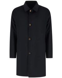 KIRED - Single-Breasted Spread-Collar Coat - Lyst