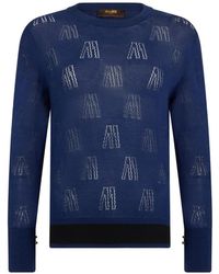 Moorer - Ribbed Crew-Neck Sweater - Lyst