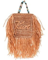 Kurt Geiger - Mini Sac Cabas Kurt À Franges - Lyst