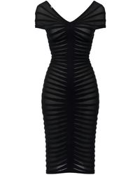 Elisabetta Franchi - Slim-Fit Midi Dress - Lyst