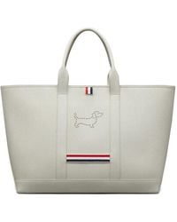 Thom Browne - Pebble Grain Hector Medium Tool Tote Bag - Lyst
