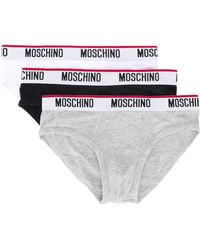 Moschino - モスキーノ ロゴ ブリーフ セット - Lyst