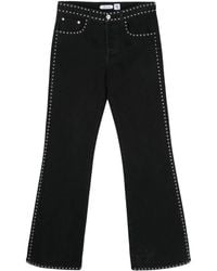 Lanvin - X Future Stud-embellished Straight-leg Jeans - Lyst