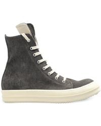 Rick Owens - Ankle-High Sports Shoes Vegan Sneaks - Lyst