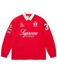 Supreme - La Martina Logo-Print Long-Sleeve Polo Shirt - Lyst