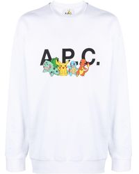A.P.C. - X Pokémon ロゴ スウェットシャツ - Lyst