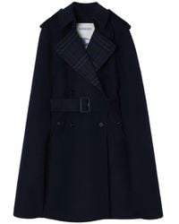 Burberry - Wool Belmont Trench Cape - Lyst