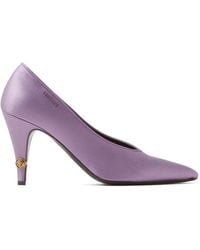 Versace - Gianni Pumps Aus Satin 90Mm - Lyst
