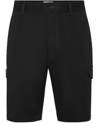 Philipp Plein - Bermudas Cargo Con Placa Del Logo - Lyst