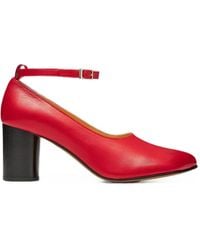 Niccolò Pasqualetti - Obliqua Block-Heel Pumps - Lyst