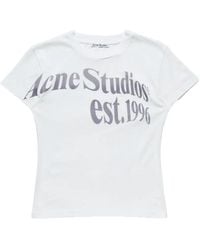 Acne Studios - Organic-Cotton Graphic T-Shirt - Lyst