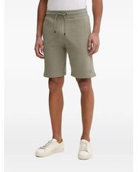 Guess - Drawstring Logo-Patch Shorts - Lyst