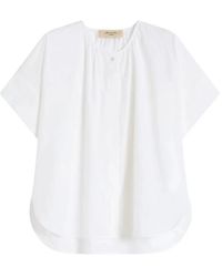 Weekend by Maxmara - Gathered Blouse - Lyst