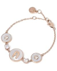 Furla - Armband Mit Logo-Anhänger - Lyst